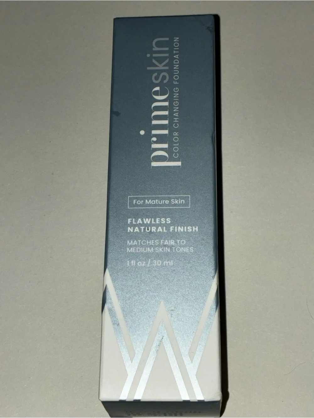 PrimeSkin color changing foundation for mature skin